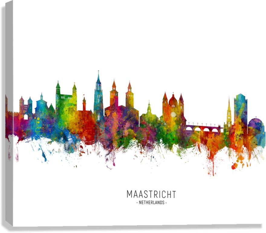 Maastricht The Netherlands Skyline Canvas Print