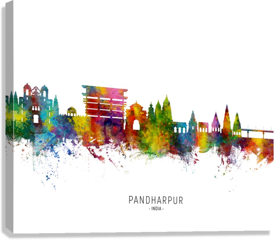 Pandharpur Skyline India Canvas Print