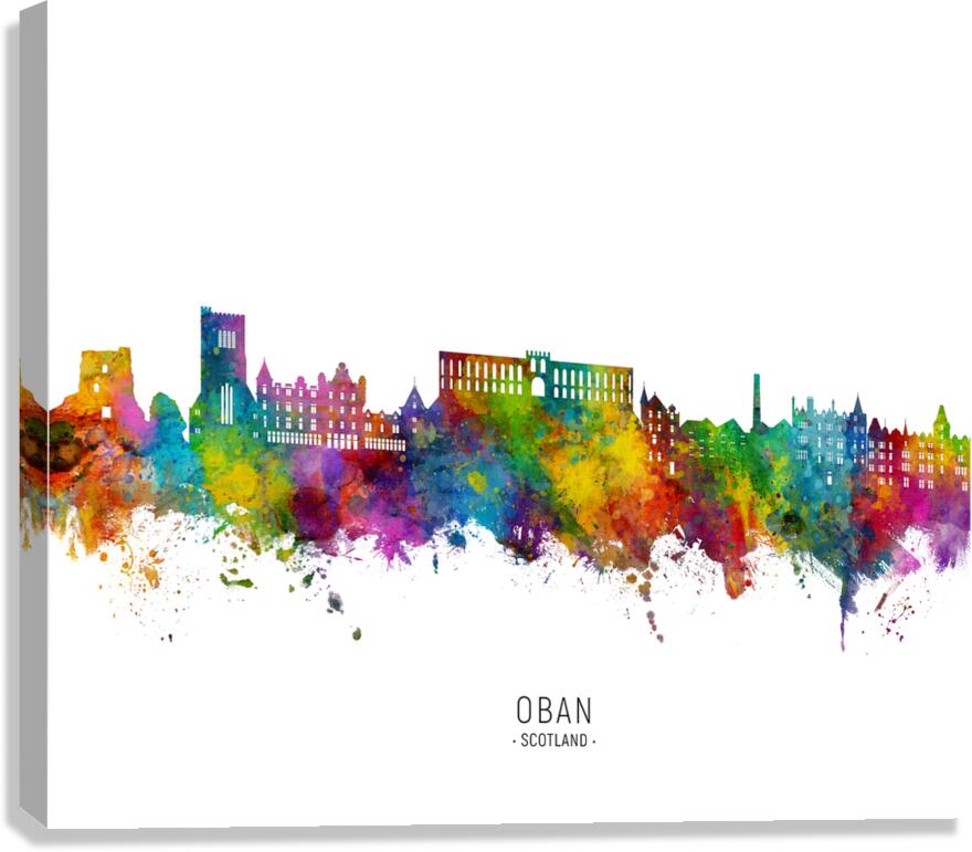 Oban Scotland Skyline Canvas Print