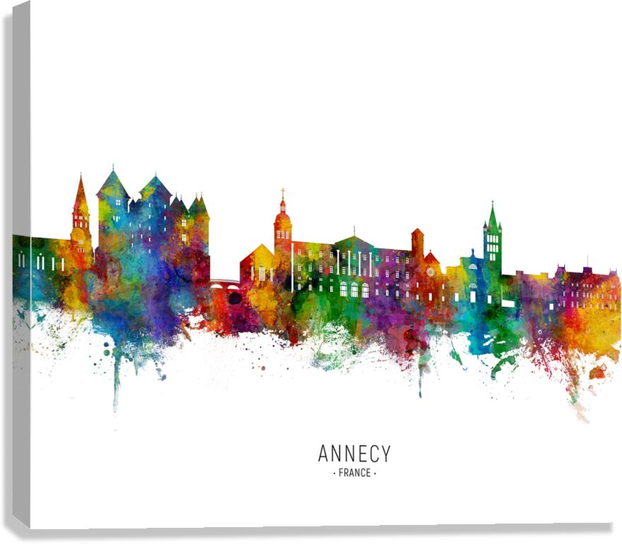 Annecy France Skyline Canvas Print