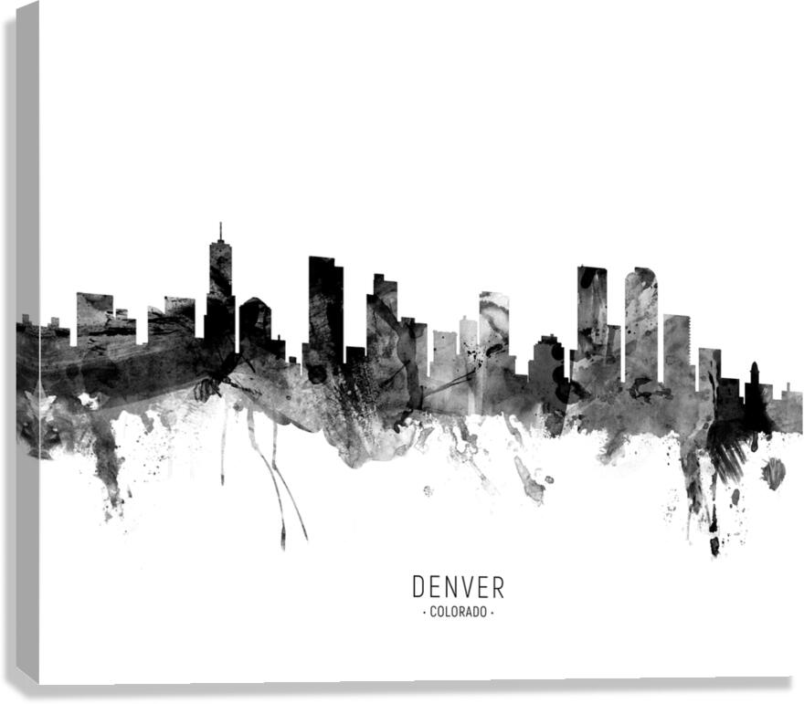 Denver Colorado Skyline Canvas Print