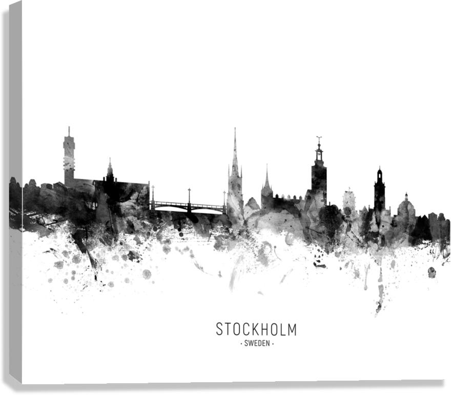 Stockholm Sweden Skyline Canvas Print
