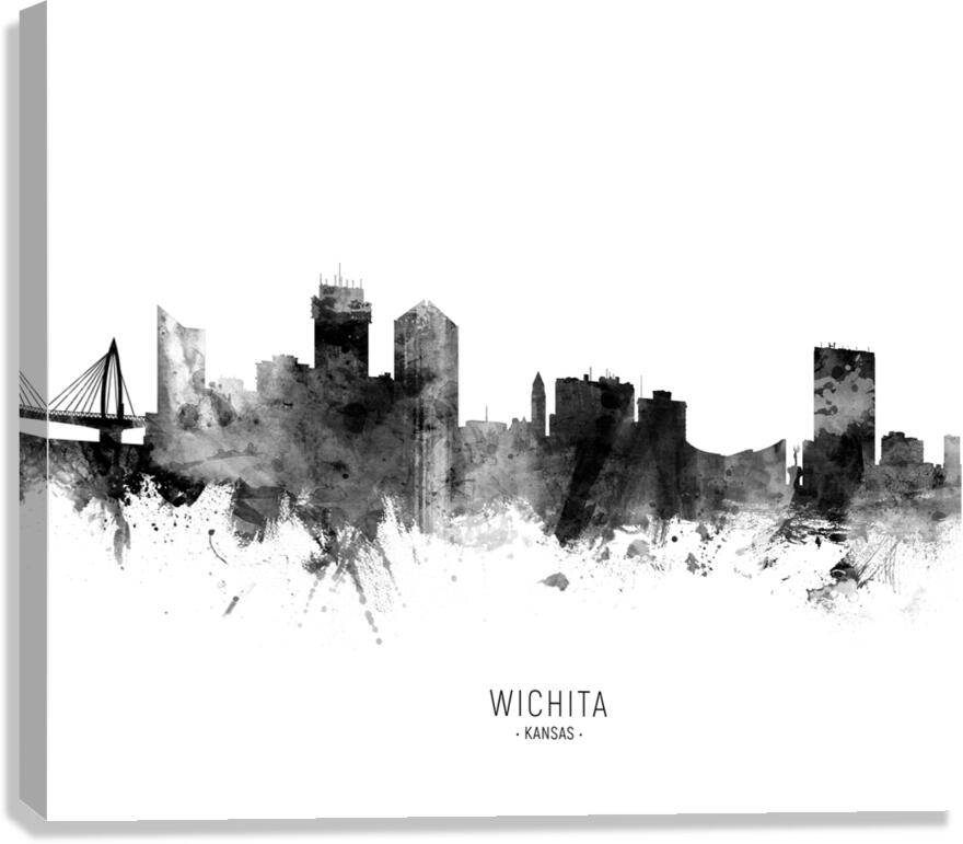 Wichita Kansas Skyline Canvas Print