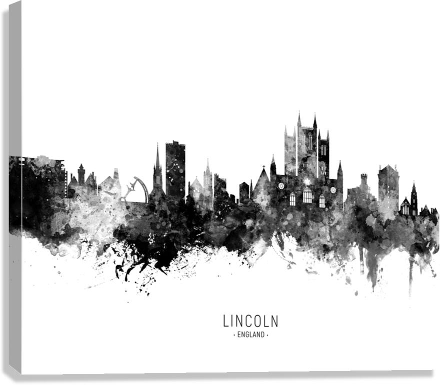 Lincoln England Skyline Canvas Print