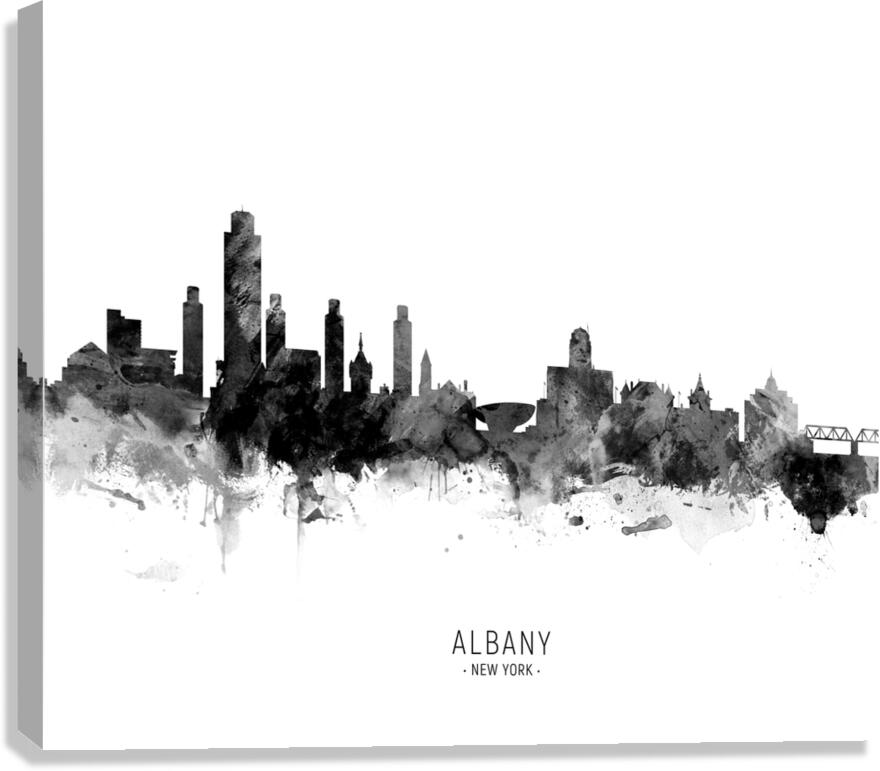 Albany New York Skyline Canvas Print