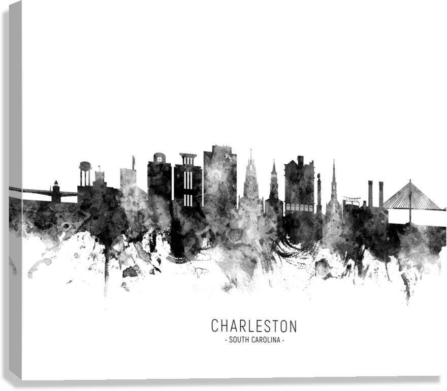 Charleston South Carolina Skyline Canvas Print