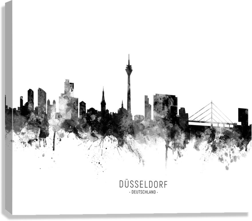 Dusseldorf Germany Skyline Canvas Print