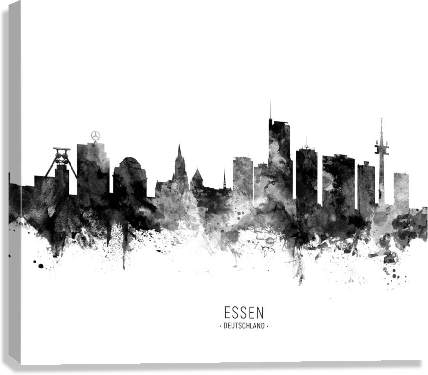 Essen Germany Skyline Canvas Print