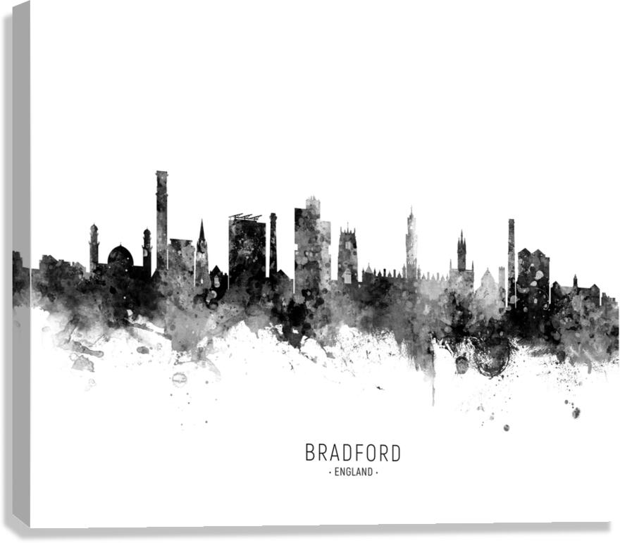 Bradford England Skyline Canvas Print
