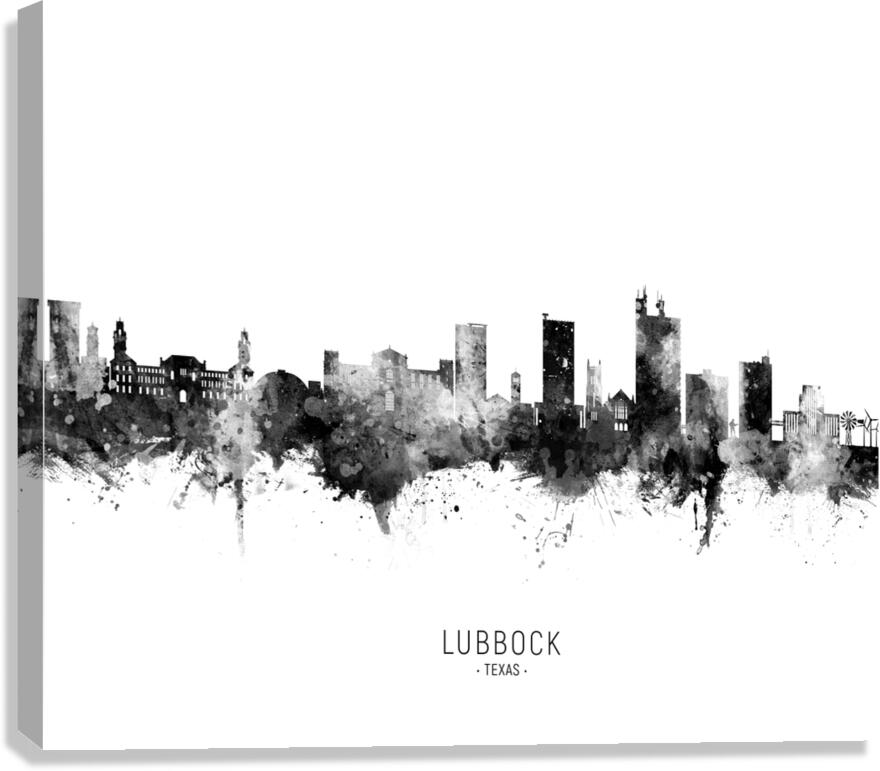 Lubbock Texas Skyline Canvas Print
