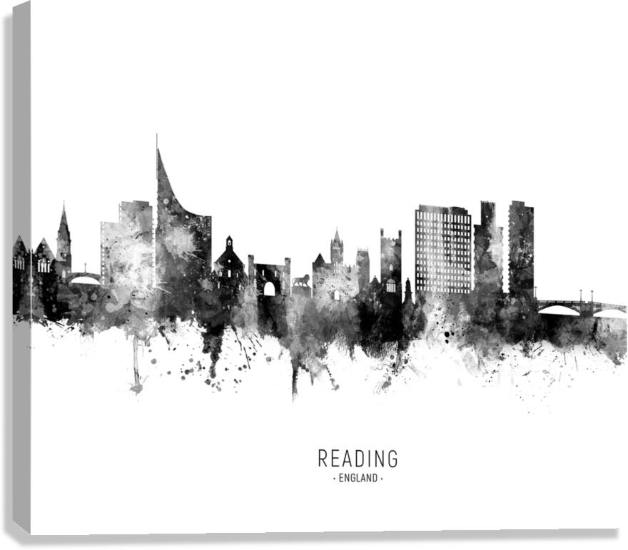 Reading England Skyline Canvas Print