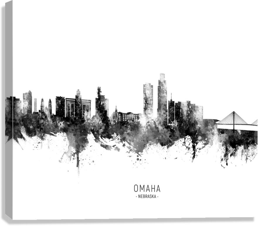 Omaha Nebraska Skyline Canvas Print