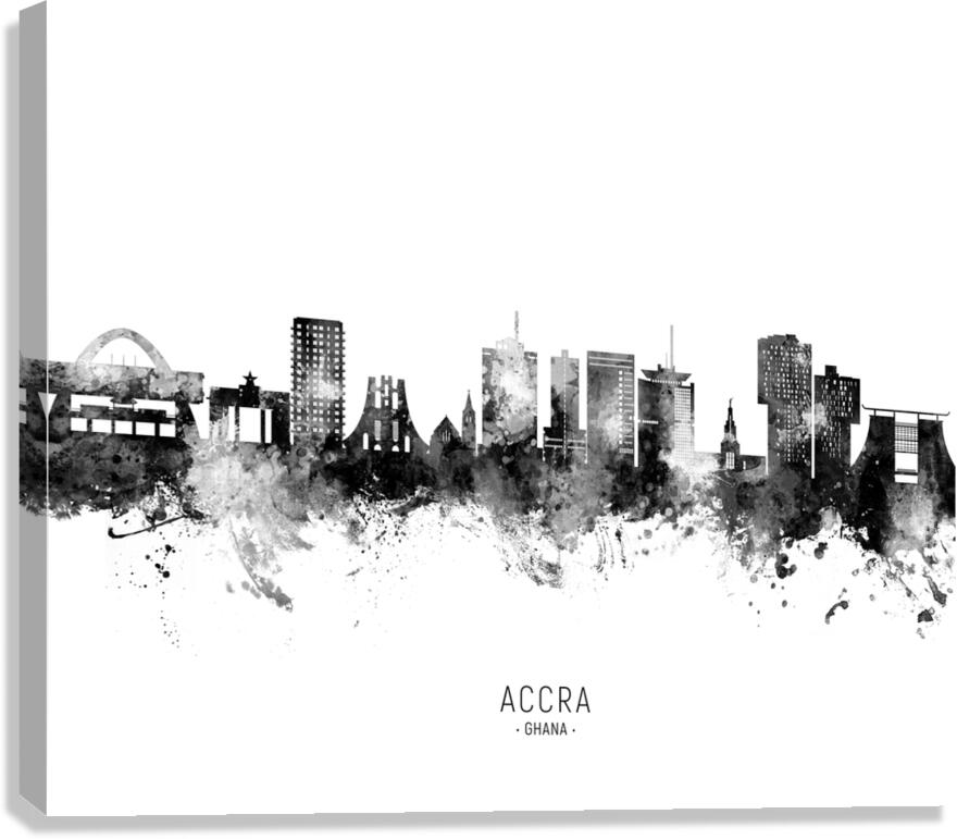 Accra Ghana Skyline Canvas Print