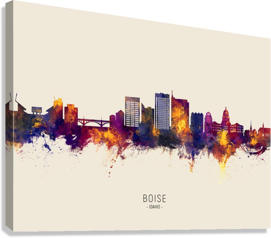 Boise Idaho Skyline Canvas Print