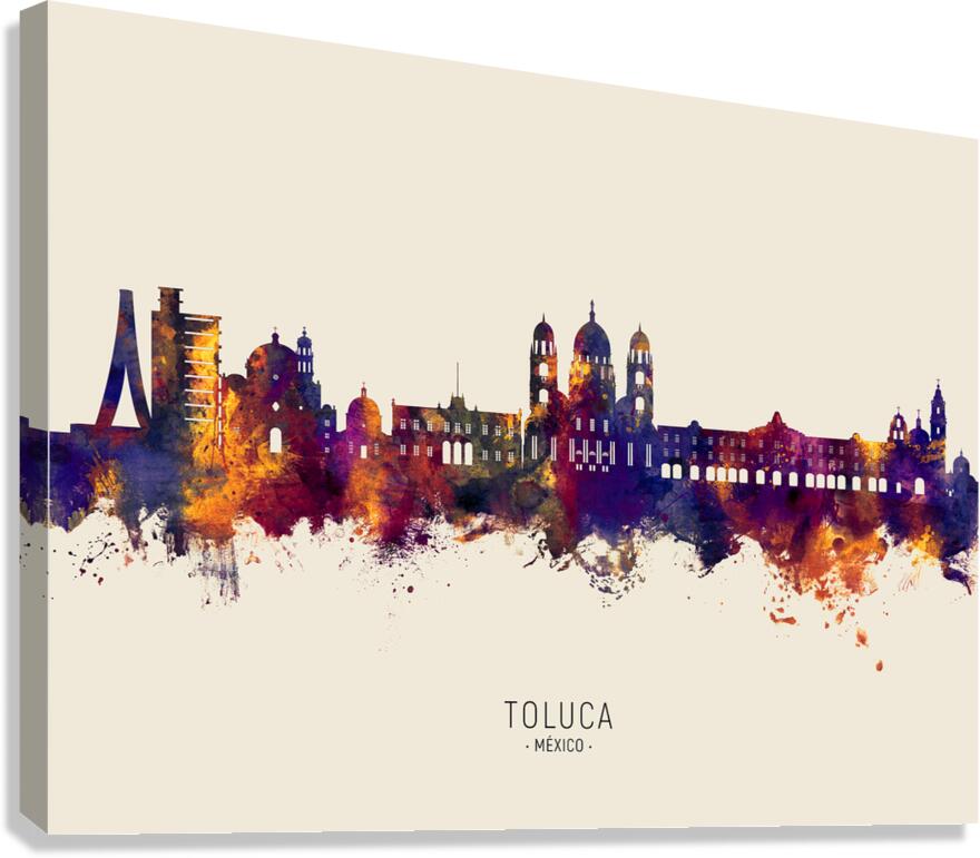 Toluca Skyline Mexico Canvas Print