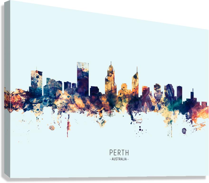 Perth Australia Skyline Canvas Print