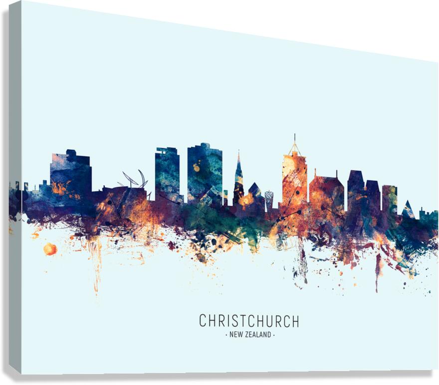 Christchurch New Zealand Skyline by Michael Tompset…
