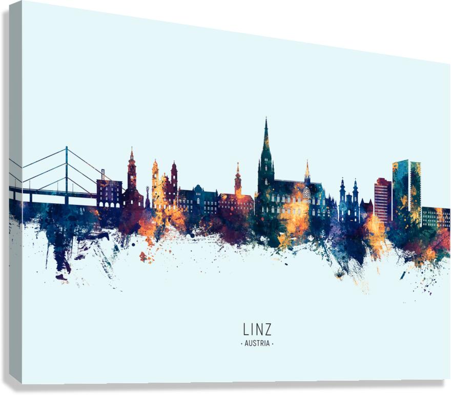 Linz Austria Skyline Canvas Print