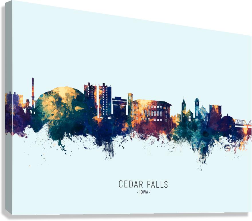 Cedar Falls Iowa Skyline Canvas Print
