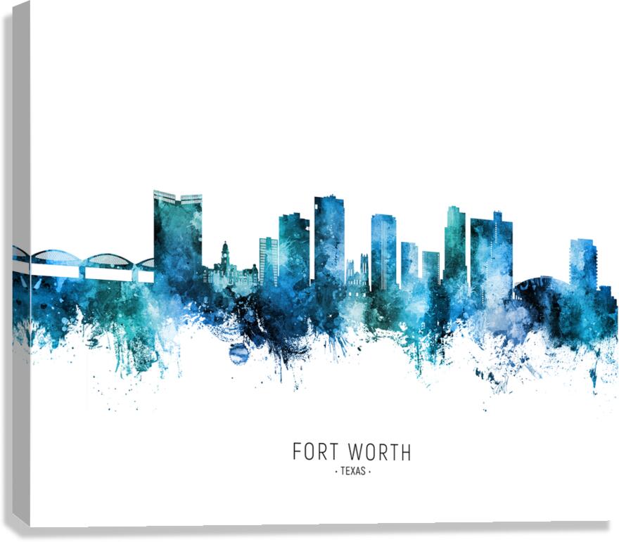 Fort Worth Texas Skyline Canvas Print