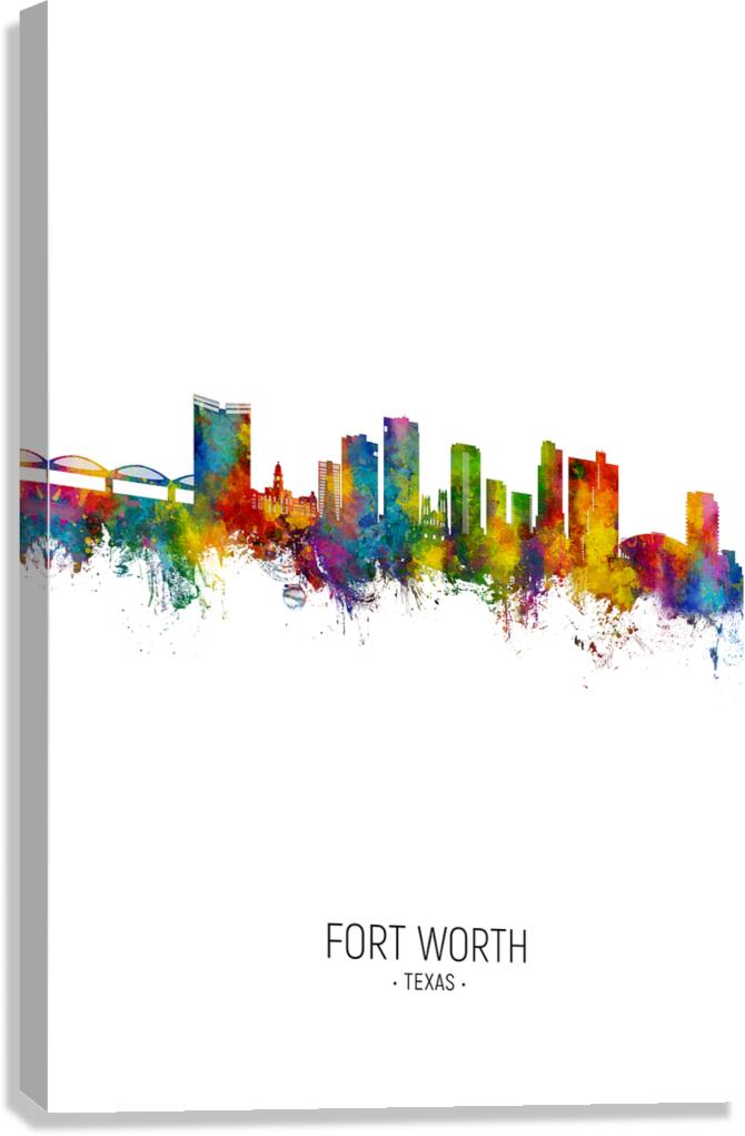 Fort Worth Texas Skyline Canvas Print