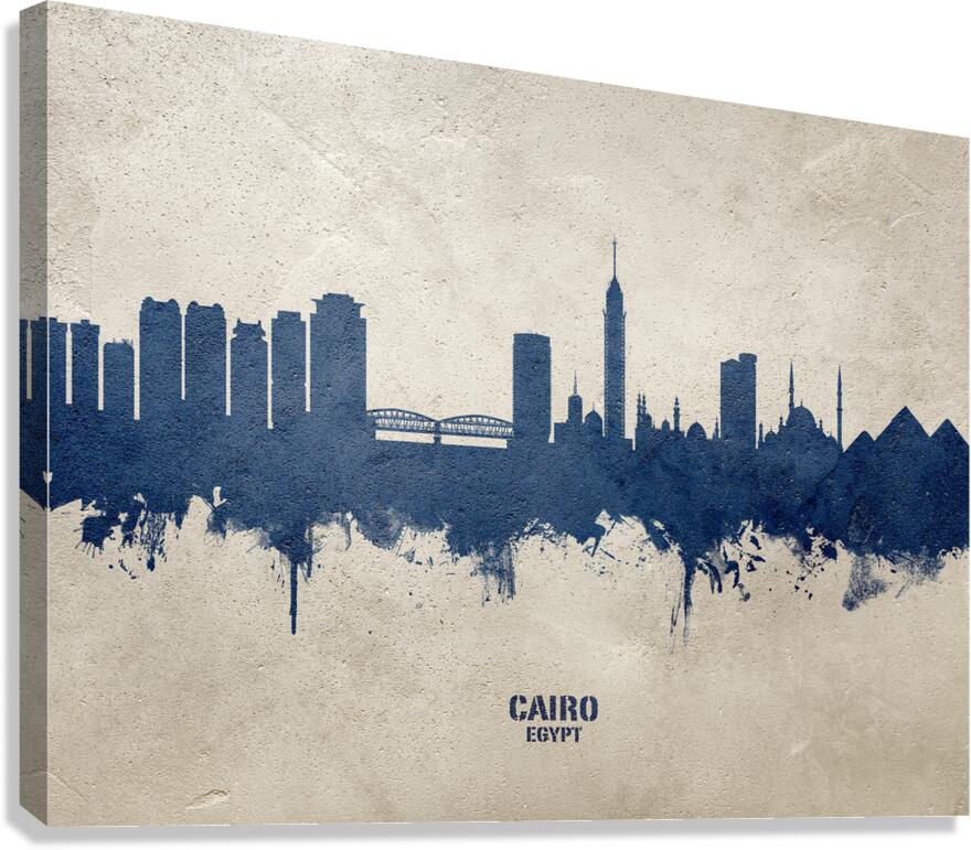 Cairo Egypt Skyline Canvas Print