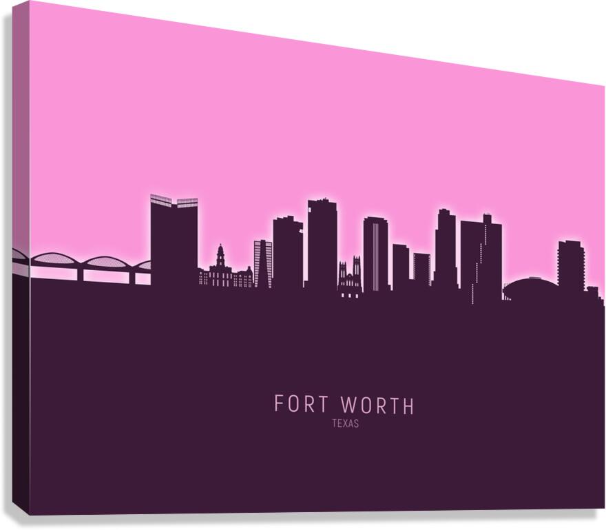 Fort Worth Texas Skyline Canvas Print
