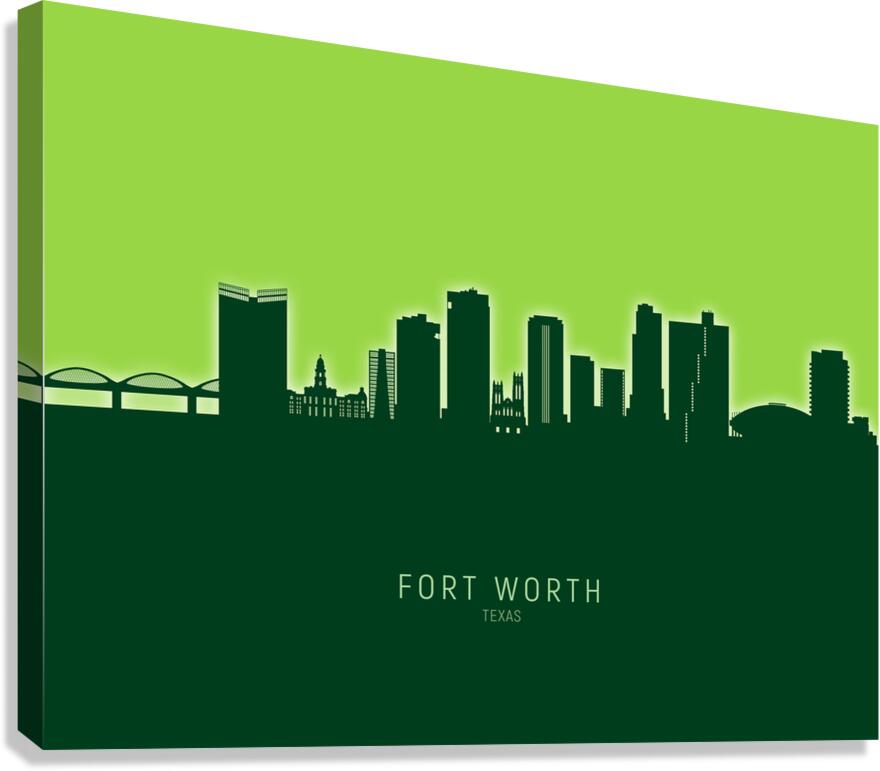 Fort Worth Texas Skyline Canvas Print