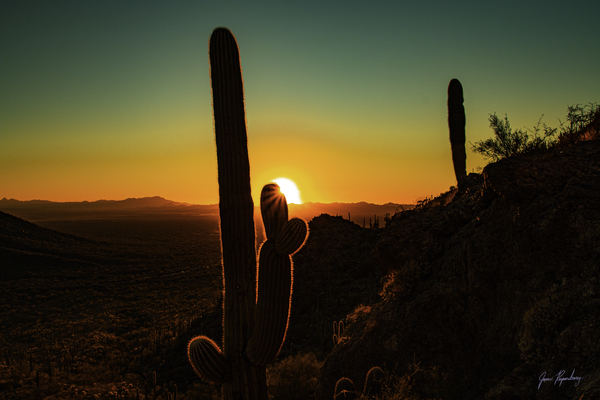 Gates Pass Sunset by James Rupersburg