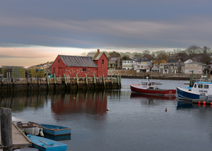Sunset at Motif Number One Rockport 1