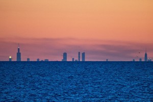 Chicago from the Michigan Shores