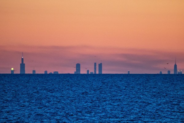 Chicago from the Michigan Shores by Lex
