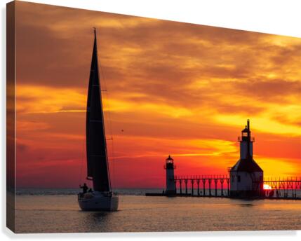 Peaceful Sun Canvas Print