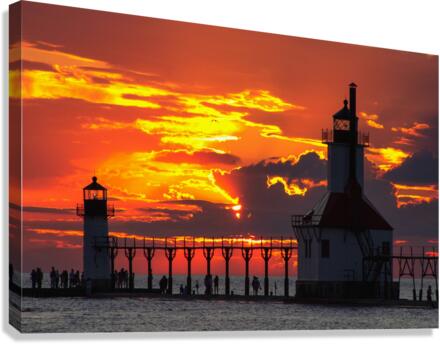 Breaking Up Canvas Print