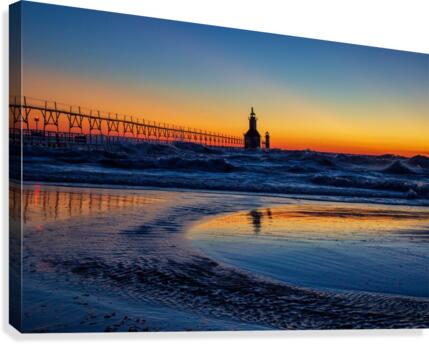 Streaming Canvas Print