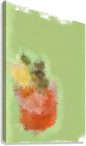 Splashed Canvas Print