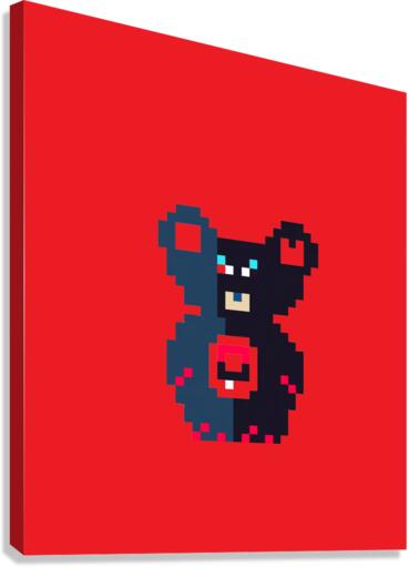 Destroy Bear Canvas Print