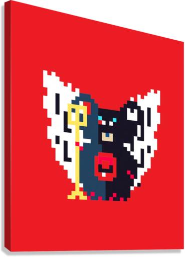 Destroy Bear Number 2 Canvas Print