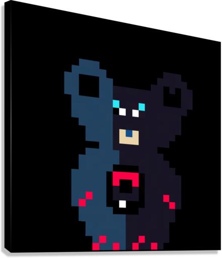 Destroy Bear 1 Canvas Print