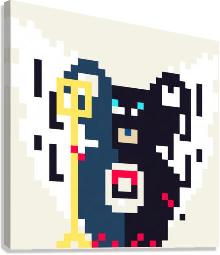 Destroy Bear 2 Canvas Print