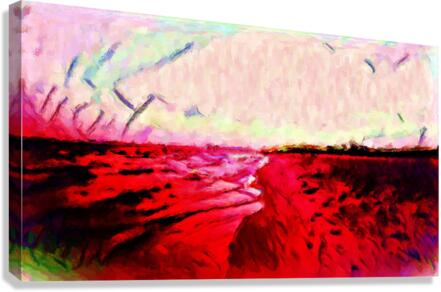 Rubeach Sunset Canvas Print