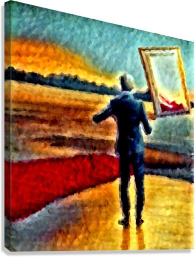 Lookin Back Canvas Print