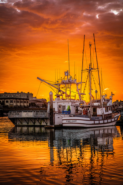 Sunset Aboard the Pacific Bully by Alan Workman Fine Art Photography