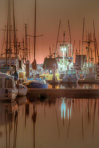 Night at the Marina by Alan Workman Fine Art Photography