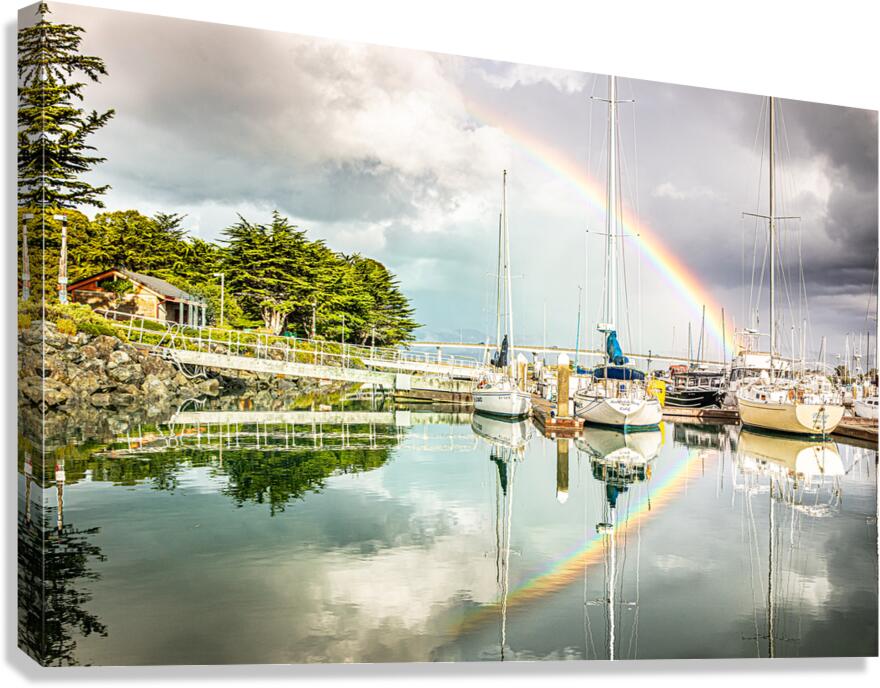 Be a Rainbow Canvas Print