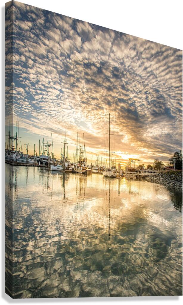 Exploding Sunset Clouds Canvas Print