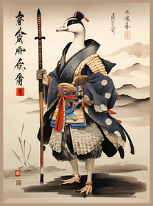  Goose Japanese Warrior