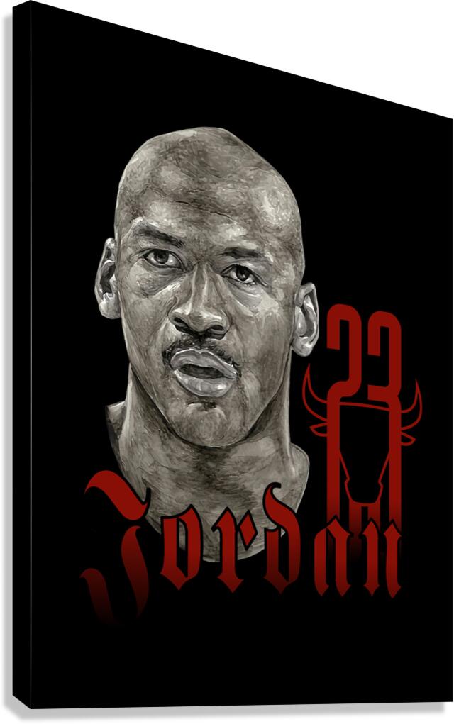 Michael Jordan 23 GOAT Canvas Print