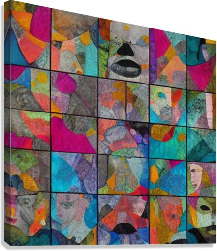 Faceted Self Canvas Print