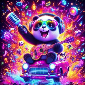 Symphony of Hues - Cute Panda VibinG.